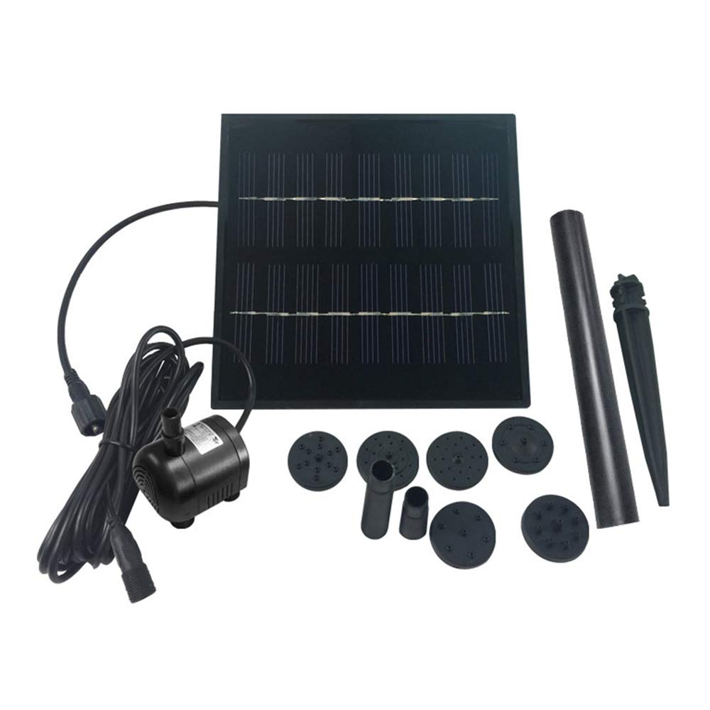 Solar Water Pump Solar Fountain Pump 9V 1.8W 260L/H for Garden Pond