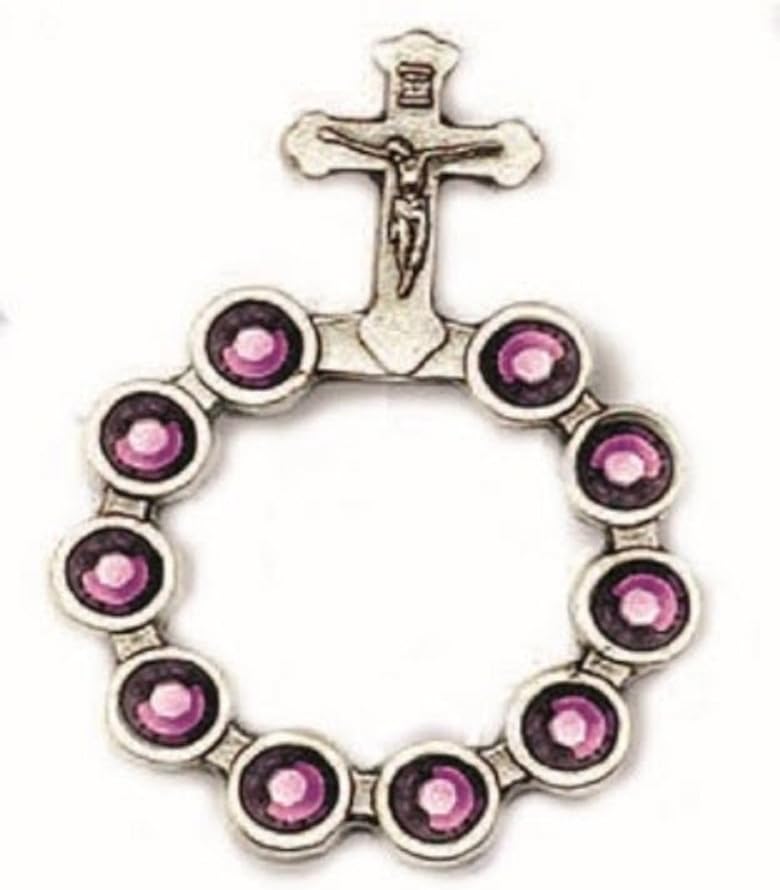 Tuscan Hills Rosary Ring made of Austrian Crystal