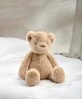 Mamas & Papas Baby Toy Teddy Bear Faux Fur Chime Birth-Ready 37cm view 4