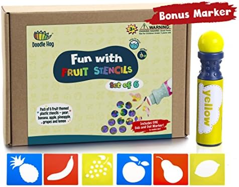 Fruit Stencils + Dab and Dot Marker