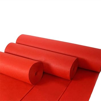 Amazon De 2mm Starker Roter Teppich Wegwerf Haltbarer Anti Beleg