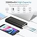 Quick Charge USB C Power Bank 20800mAh QC 3.0 Power Delivery PD Portable Charger Battery Pack Backup for MacBook Pro, iPhone 8/X, Nintendo Switch, Samsung S9, Pixel, Nexus - Black