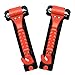 CUXUS 2 Pack Car Safety Hammer, Window Breaker Seatbelt Cutter Auto Bus Emergency Escape Tool, Vehicle Window Punch Glass Breaker Auto Rescue Kit Life Saving Hammer with Holder