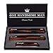 3 Set Mens Comb by One Handsome Man - Anti-Static Hair Comb, Beard Comb, and Mustache Combs For Men with Leather Case and Gift Box - Very Sexy For Him or Regalos Para Hombre