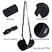 2Pack Foot Rest Airplane Travel Footrests Hammock, Under Desk Footrest for Office (Black)