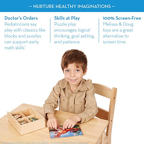 2 Melissa+Doug+Dinosaurs+Puzzles+Storage