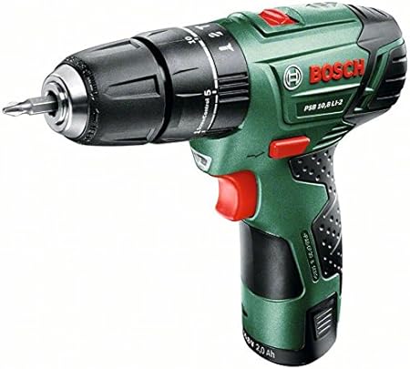 Bosch Perceuse Visseuse A Percussion Universal Sans Fil Psb 10 8 Li 2 Coffret 1 Batterie 10 8v 2 0 Ah Technologie Syneon 0603983909 Amazon Fr Bricolage