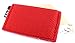 Minimalist Small Wallet Card Holder — Minimal Slim Front Pocket Elastic Wallet for Men & Women (Slimz Red)