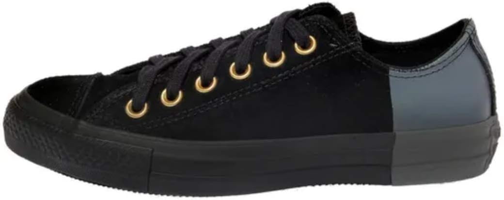 all star camurça preto