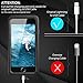 iPhone 7/8 Waterproof Case GOCOOL Built-in Screen Protector Full Sealed, Clear Sound, Shockproof Drop Proof Dirtproof (Black)
