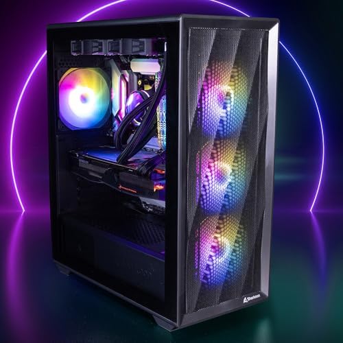 VK4 Rainbow Black, ATX PC Case