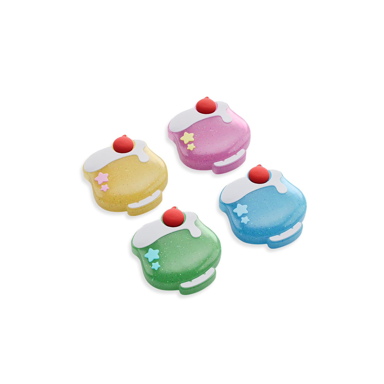 GeekShare Silicone Joycon Thumb Grip Caps Compatible with Switch 2025, Soft Joystick Cover Caps for Switch 2, 4PCS - Cream Soda