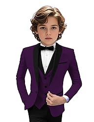 Tuxedo Suits for Boys 3 Pieces Slim Fit Boys Formal