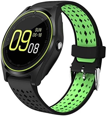 SYL V9 Round Smartwatch 4G SIM TF Card Slot and Screen Display Camera (Green)