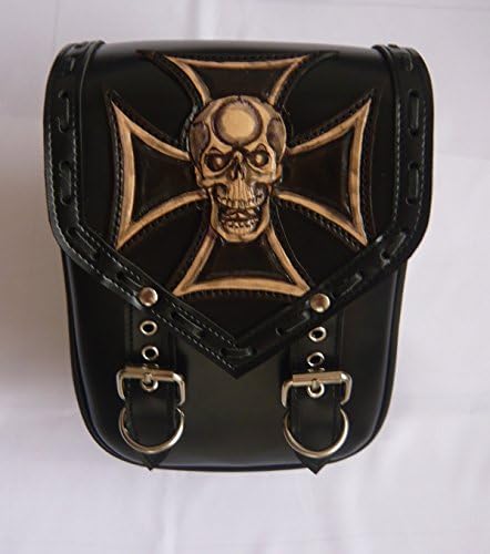 Harley Davidson Motorcycle Sissy bar skull Biker Bag