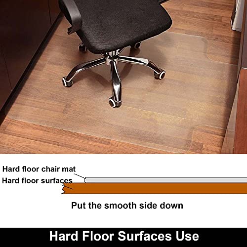 AiBOB Office Chair Mat for Hardwood Floors, 45 X 53 in, Heavy Duty