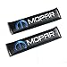 BENZEE 2pcs MOPAR Carbon Fiber Car Seat Belt Shoulders Pad Truck Cover Dodge Charger 2011-2012 JEEP CHRYSLER