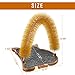 Cat Scratcher Grooming Arch Toy - Pet Cat Arch Self Groomer Massager Fur Groom Scratcher Toys Brush Controls Shedding Acacia Wood Mat Construction