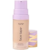 tarte face tape foundation – Full-Coverage 12hr Waterproof Makeup, Hydrating & Smoothing with a Natural Matte Finish for Transfer-Proof Comfortable Long-Wear Foundation, Vegan & Cruelty-Free