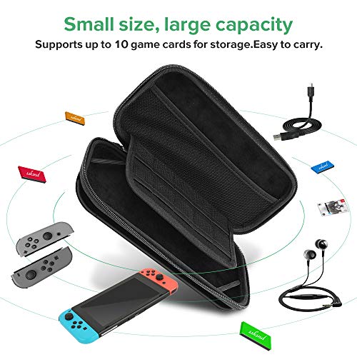image for Carrying Case for Nintendo Switch and Accessories, Protective Hard She