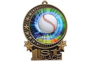 Express Medals Various Styles 1 to 50 Pack of 3 Inch Gold Silver Bronze Baseball Medals Trophy Award Medal Trophies Gift Prize Tournamnet Awards Prize Gift Favor XMDMY401