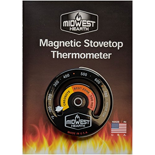 Midwest Hearth Wood Stove Thermometer Stove Top Meter