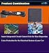 Sojoy Universal Carbon Fiber Insert Heated Seat Heater Kits - Low/High/Off Setting for 2 Seats (SJ300R004)