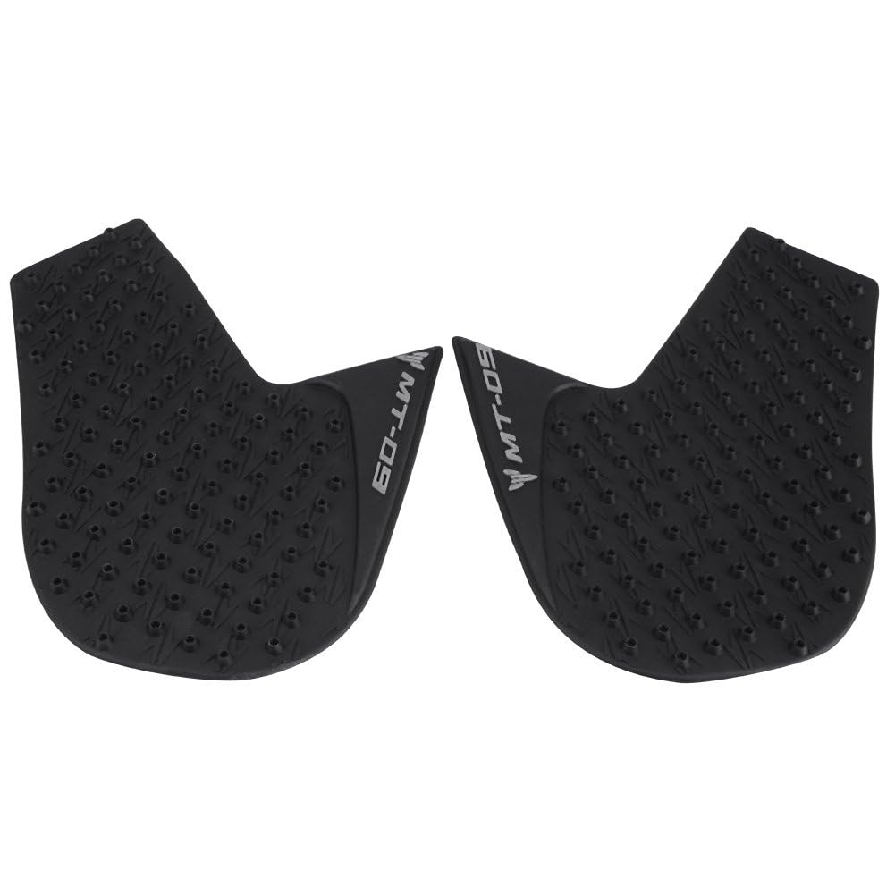 1 Pair Motorcycle Tank Side Traction Pad, Anti-Slip Gas Tank Traction Pad Knee Grip Sticker Decal for MT-09 FZ-09 2014-2016