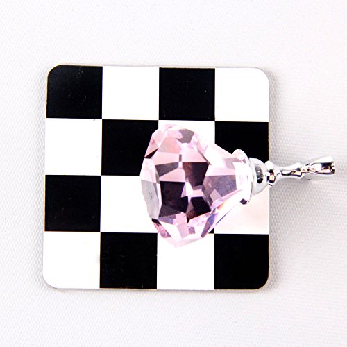 BQAN 1 Set Nail Tips Practice Stand Magnetic Stuck Crystal Holder Chessboard Design - Thumbnail 2