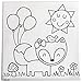 C.R. Gibson Paint & Create Canvas Kit, By Gibby & Libby, Measures 10