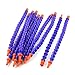uxcell 10PCS Round Nozzle 1/4PT Flexible Oil Coolant Pipe Hose Blue Orange