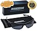 Small Polarized Sport Fishing Driving Running Sunglasses - Black & Gray