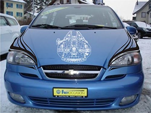 Millennium Falcon Star Wars Car Side Vinyl Graphics Vehicle Wrap Car Side Design G7347