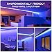 LED Strip Lights Sync to Music,RaThun Bluetooth Smartphone APP Controlled 32.8ft RGB 300 LEDs 5050 Flexible Color Changing Light Full Kit Working with Android and iOS System-UL Listed