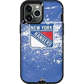 Skinit Decal Phone Skin Compatible with OtterBox Defender Case for iPhone 12 Pro Max - Officially Licensed NHL New York Rangers Frozen Design