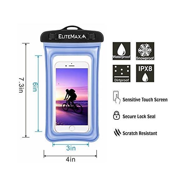 Universal-Waterproof-Case-4-Pack-EliteMax-Cellphone-Dry-Bag-Pouch-for-iPhone-6-6S-Plus-7-Plus-SE-5S-Samsung-Galaxy-S7-Edge-Note-LG-HTC-Nokia-Outdoor-Sports-Case-for-Devices-up-to-6-Diagonal Universal-Waterproof-Case-4-Pack-EliteMax-Cellphone-Dry-Bag-Pouch-for-iPhone-6-6S-Plus-7-Plus-SE-5S-Samsung-Galaxy-S7-Edge-Note-LG-HTC-Nokia-Outdoor-Sports-Case-for-Devices-up-to-6-Diagonal