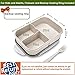Bento Box for Kids Lunch Box Lunch Container for Adults, Leak Proof Bento Lunch Container, BPA Free Kids Bento Box, Portion Control Containers, Wheat Fiber Safe Healthy