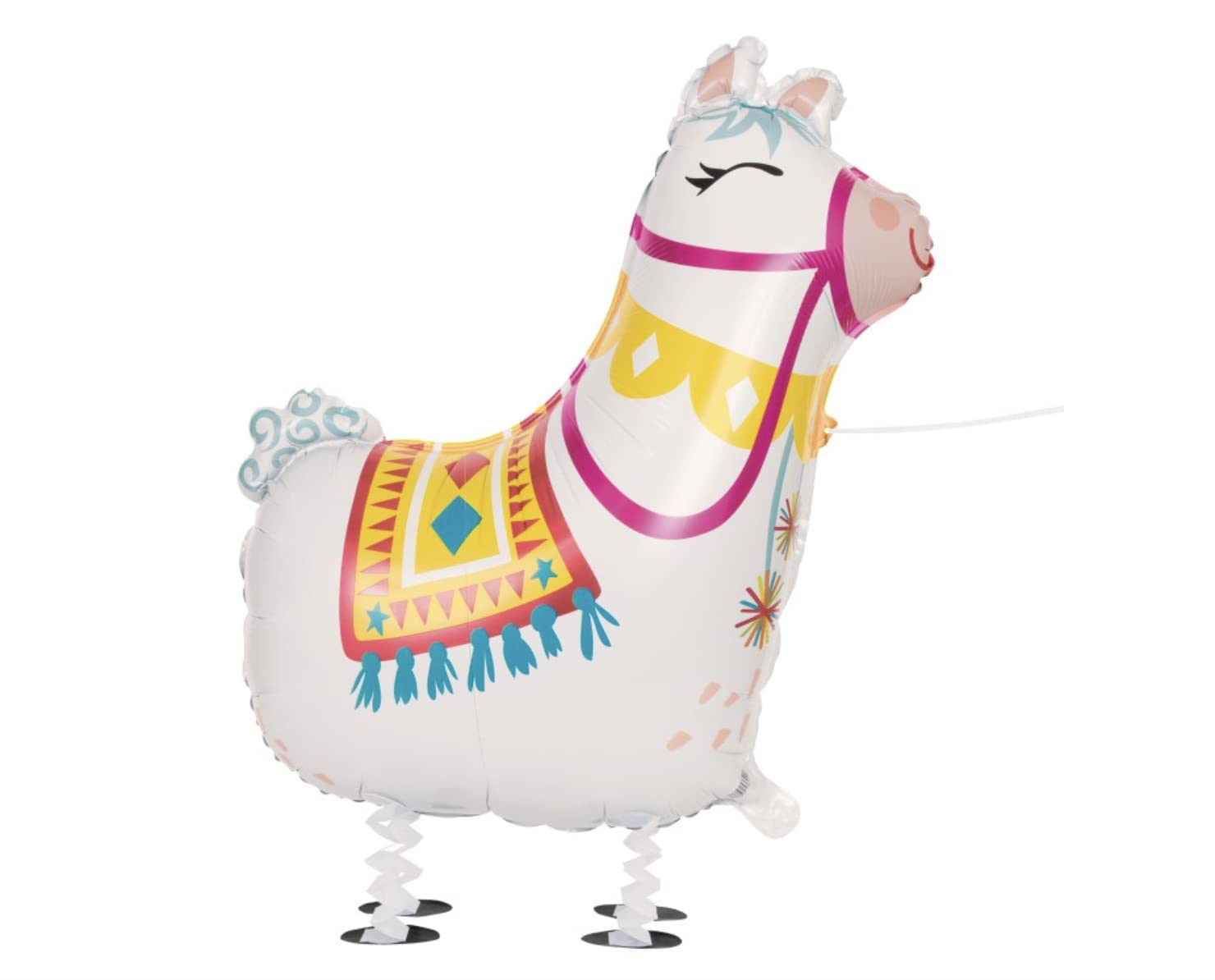 Adorable Walking Pet Llama Foil Balloon - Colorful & Unique Inflatable Party Companion - Perfect for Fun Parties, Events & Celebrations - 1 Pc