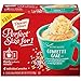 Duncan Hines Perfect Size for 1 Cake Mix, Ready in About a Minute, Confetti Cake, 4 Individual Pouches