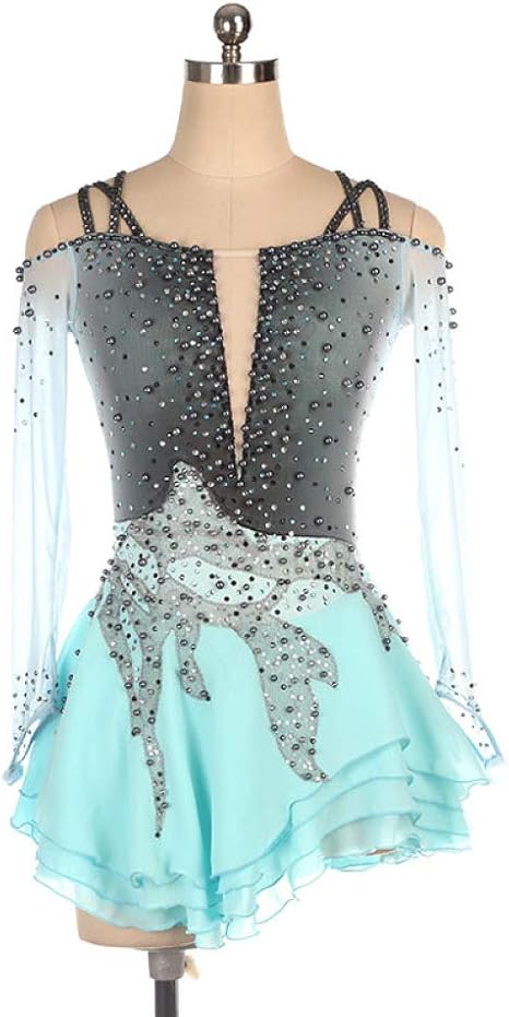 Tenue De Patinage Artistique Femme Justaucorps U00e0 Manches