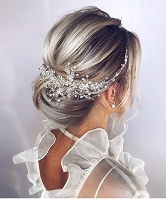 Deniferymakeup Crystal Headband Bridal Hair Piece Bridal Hair