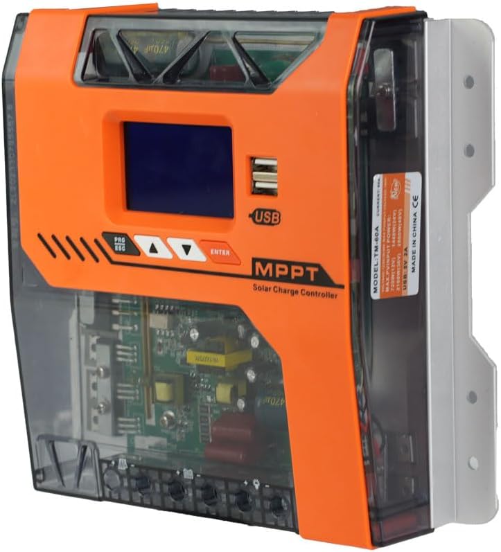 Y&H MPPT 20A Solar Charger Controller 12V 24V 36V 48V Battery Regulator