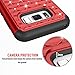 TILL S8 Case, Galaxy S8 Case for Girls Women, (TM) Studded Rhinestone Crystal Bling Shock Absorbing Hybrid Defender Rugged Slim Case Cover for Samsung Galaxy S8 S VIII 5.8 Inch 2017 [Red]