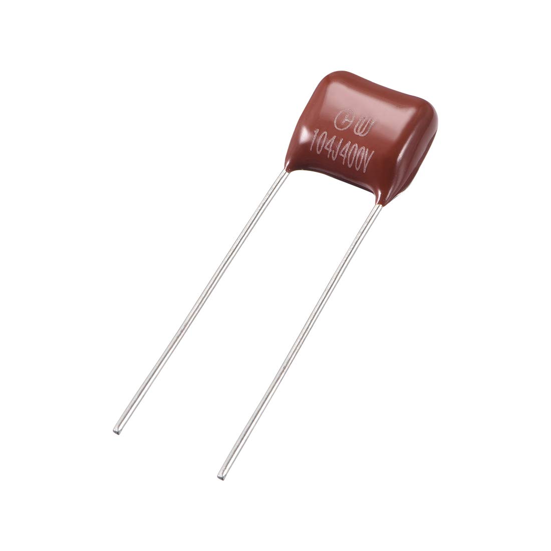 sourcing map CBB21 Metallized Polypropylene Film Capacitors 400V 0.1uF for Electric Circuits Energy Saving Lamps Pack of 20