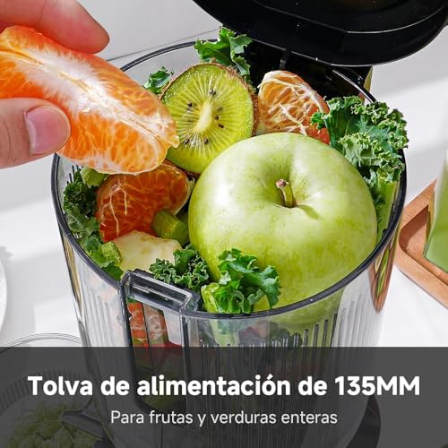 Extrator de sumo prensado a frio com boca de 135 mm de largura