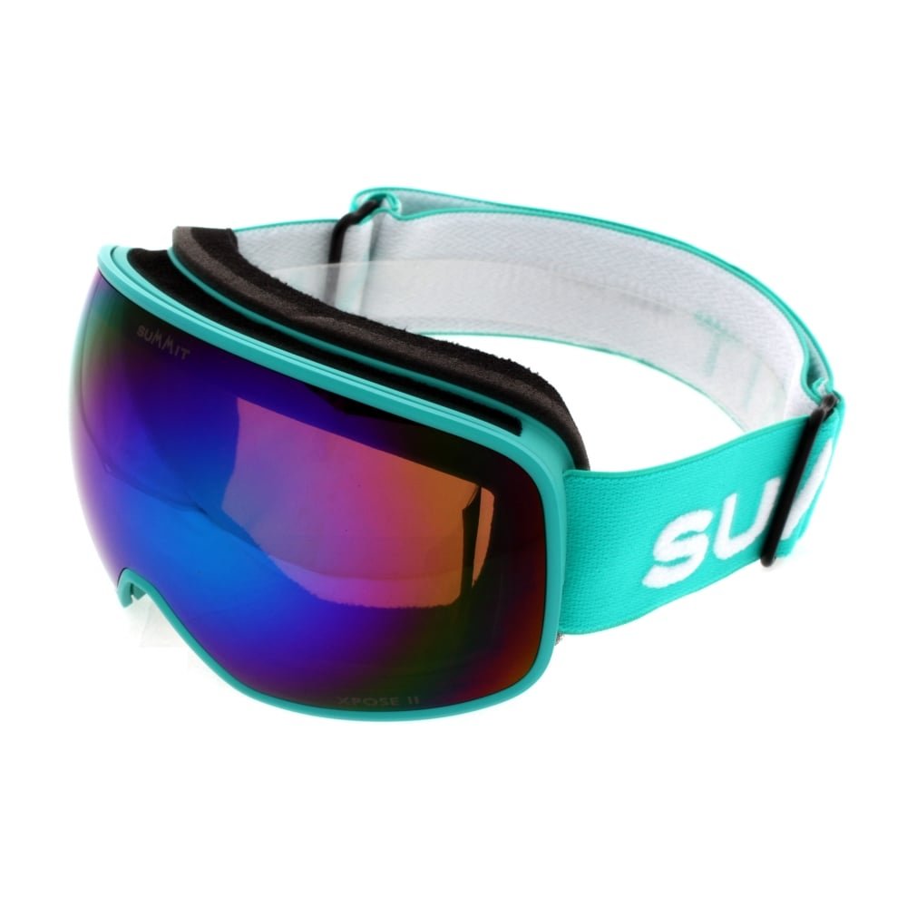 Summit Xpose II s Lens Change Ski Goggles (Teal & White w