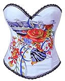 Wingeler Bustier Women Cool Rock N Roll Fashion Boned Corset-A160