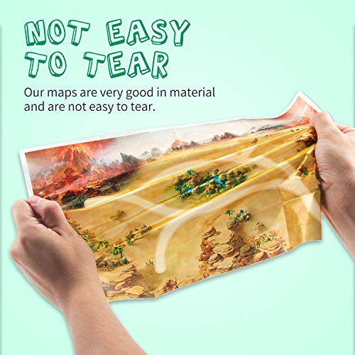 STEAM Life 46 Piece Mini Dinosaur Toy Set - Dinosaur Toys for 3 4 5 6 Year Old Boys and Girls - STEM Toys Dinosaurs Toy Set 36 Dinos a Playmat and Props - Triceratops Pterodactyl and T-Rex Toys