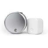 August Home Smart Lock Pro + Connect Hub - Wi-Fi Smart Lock for Keyless Entry - Works with Alexa, Google Assistant, and more 