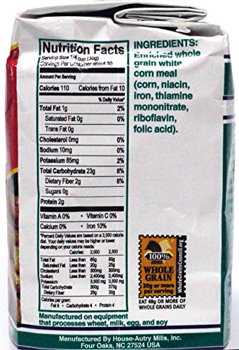 House Autry Medium White Plain Corn Meal 2 LB (Pack of 2)